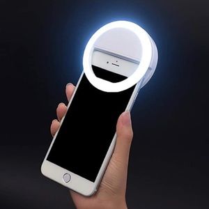 Clip on selfie light for phone